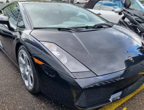 Transformation en noir intégral Lamborghini Gallardo